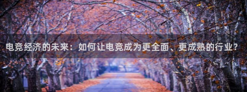 乐竞电竞官网下载入口：电竞经济的未来：如